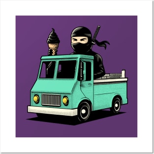 Ninja Ice Cream Posters and Art